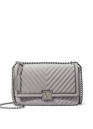 Mini shoulder bag victoria secret. міні сумка сіра vs