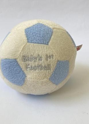 Мягкая игрушка футбольный мяч baby's 1st football (keel toys)