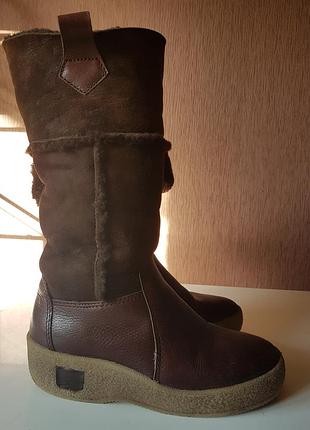 Зимние кожаные сапоги bama lams германия натуральная овчина размер  42.5 (8.5)