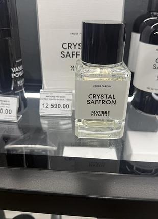 Matiere premiere  crystal saffron парфум