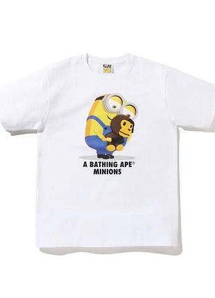 Bape minions футболка