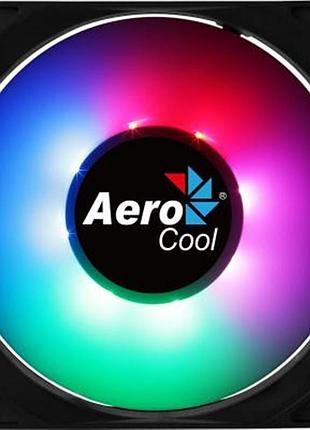 Корпусный вентилятор aerocool frost 8 frgb 80 мм 1500 об/мин sleeve bearing black/white (acf1-fs10117.11)