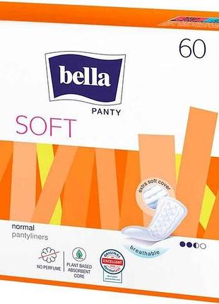 Прокладки ежедневные 60шт panty soft тм bella