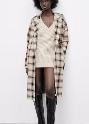 Пальто трикотажное от zara