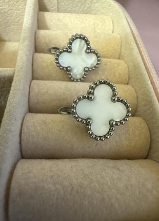 Сережки van cleef ван кліф англійська застібка