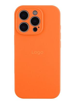 Чохол silicone case full size with frame для iphone 16 pro 72.kumquat