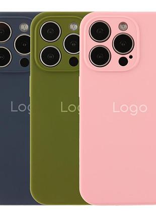 Чохол silicone case full size with frame для iphone 15 pro 42.maroon