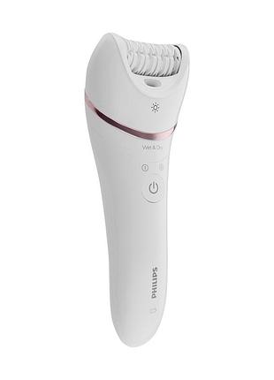 Акумуляторний дисковий епілятор philips epilator series 8000 bre730 (wet & dry)