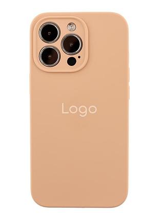 Чохол silicone case full size with frame для iphone 13 pro 92.desert gold