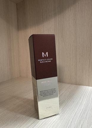 Зволожуючий та матуючий bb крем для обличчя missha perfect cover bb cream spf 42 nº 23 50мл