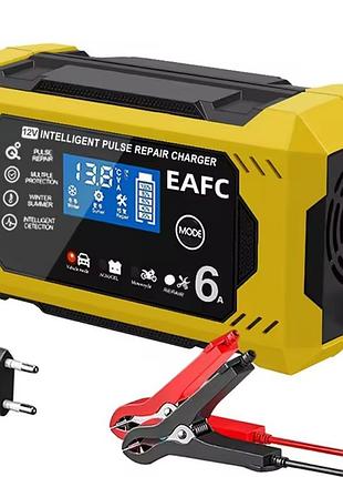 Розумний зарядний пристрій eafc 12v 6a з функцією відновлення акб .
