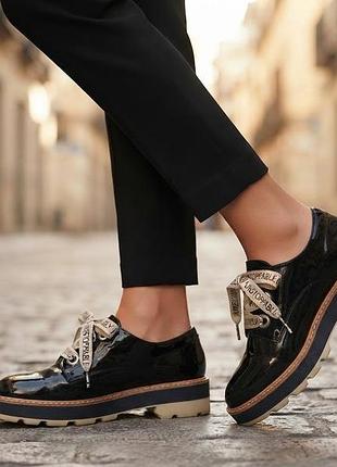 👠 жіночі лаковані туфлі zara woman 40 розмір