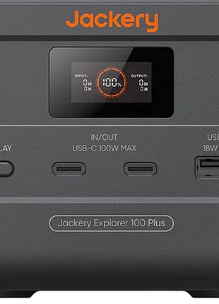Зарядна станція jackery explorer 100 plus / 128 вт / 99.2 вт⋅год / lifepo4