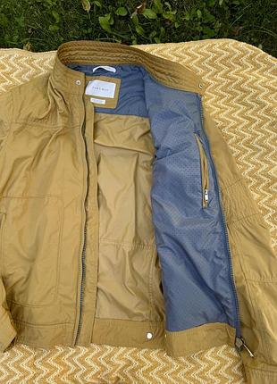 Куртка чоловіча zara man, розмір m, гірчичний