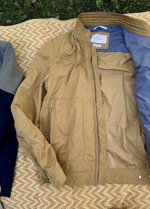 Куртка чоловіча zara man, розмір m, гірчичний