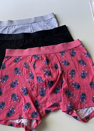 3 шт набір боксерів труси чоловічі primark