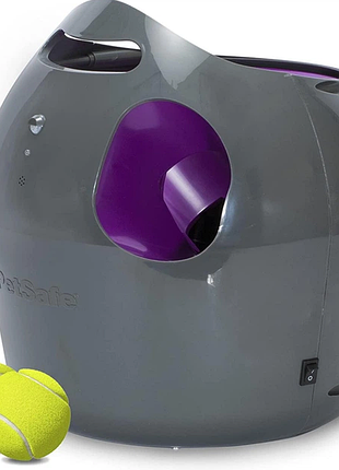 Іграшка для собак автоматичний метальник тенісних м'ячів petsafe automatic ball launcher 34*34*30 см