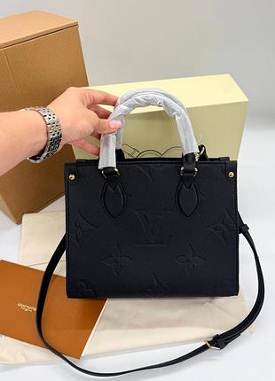 Женская сумка премиум onthego pm monogram empreinte leather black