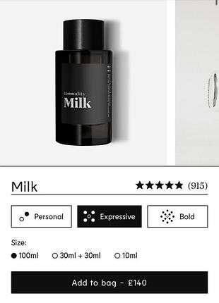 Парфуми  commodity milk expressive 5 мл 6