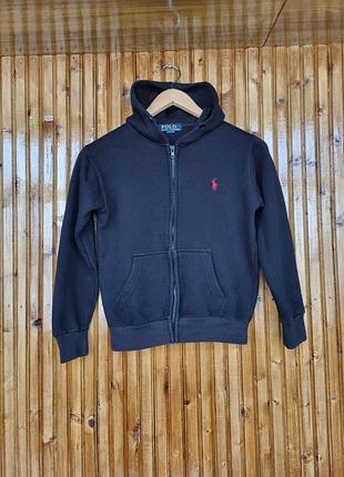 Детская теплая кофта polo ralph lauren на молнии.