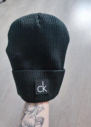 Шапка унісекс calvin klein чорна