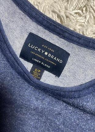 Чоловічий лонгслив lucky brand бавовна віскоза, s