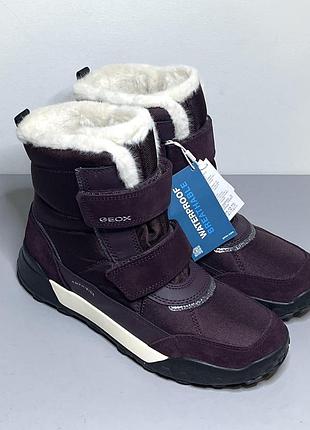 Новые детские зимние ботинки geox, 31.32,35