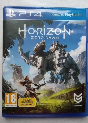 Игровой диск для sony ps4 horizon zero.