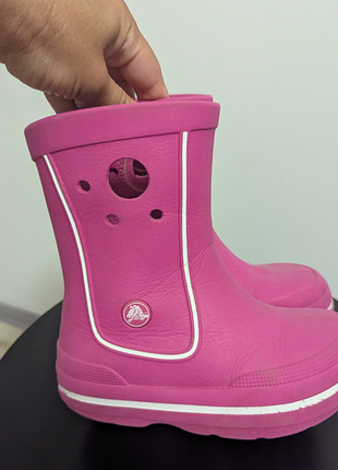Резиновые сапоги для девочки осень лето крокс crocs
