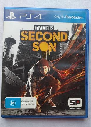Игровой диск для sony ps4 второй сын.