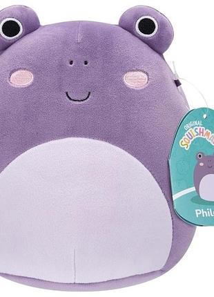Мягкая игрушка squishmallows philomena лягушка 8'