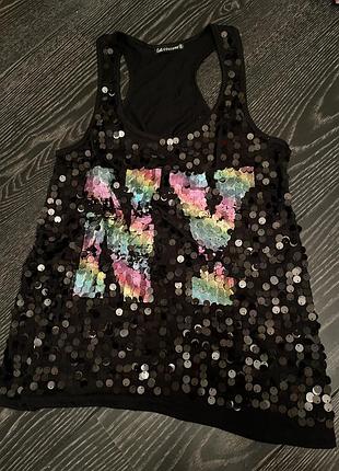 Майка з паєтками, ecti couture