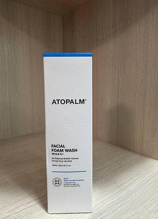 Пінка для вмивання atopalm facial foam wash 150 мл