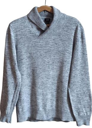 Меланжевый джемпер h&amp;m 3