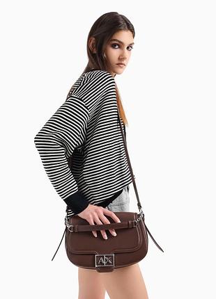 Женская сумка через плечо с монограммой-логотипом armani exchange