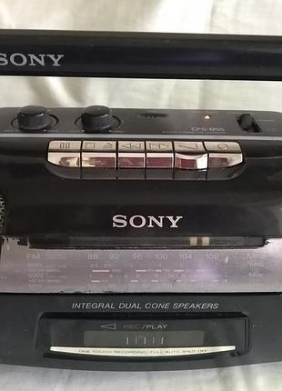 Вінтажна магнітола sony cfs-b55, японія.