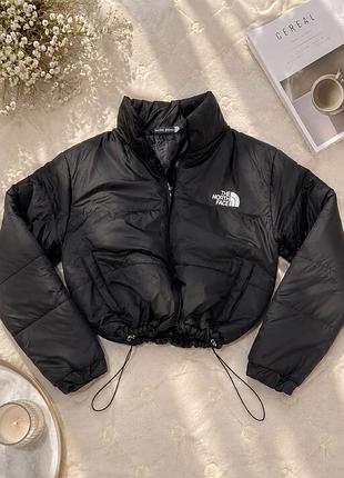 Чорна куртка the north face