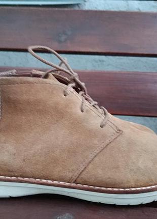 Мужские замшевые ботинки чукка timberland (размер us 11.5w / 45 / 30 см)