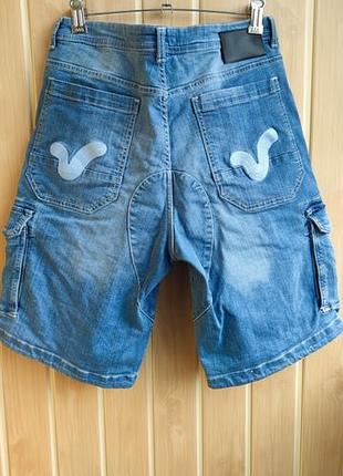 Широкі джинсові шорти карго voi jeans co. в стилі y2k / drill розмір l