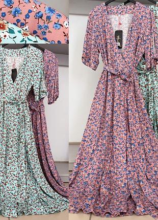 Сукня cotton на запах