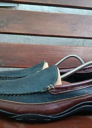 Мужские кожаные мокасины allen edmonds boulder — премиальный бренд (размер us 11 / 44 / 29 см)