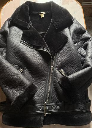 Куртка дублянка авіатор h&m jacket