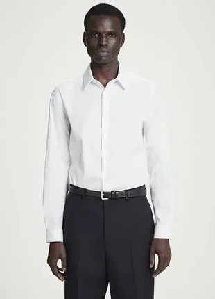 Рубашка мужская cos slim tailored poplin shirt