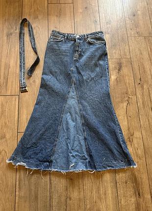 Длинная юбка zara макси