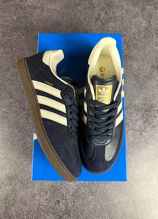 Adidas samba blue white
