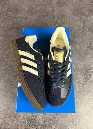 Adidas samba blue white 2