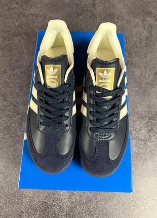 Adidas samba blue white 4