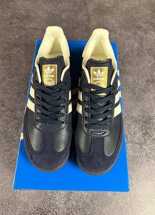 Adidas samba blue white 5