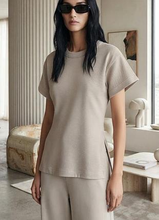 Футболка heavy cotton з боковими розрізами