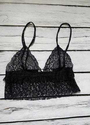 Кружевной топ бюстгальтер